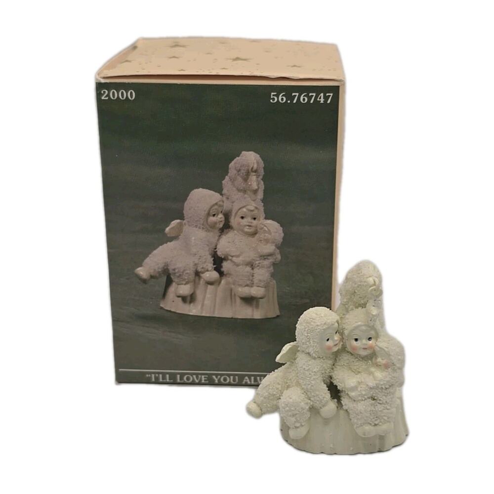 Vtg Snowbabies Dept.‎ 56 I Love You Always Pewter Miniatures 7674-7 U311